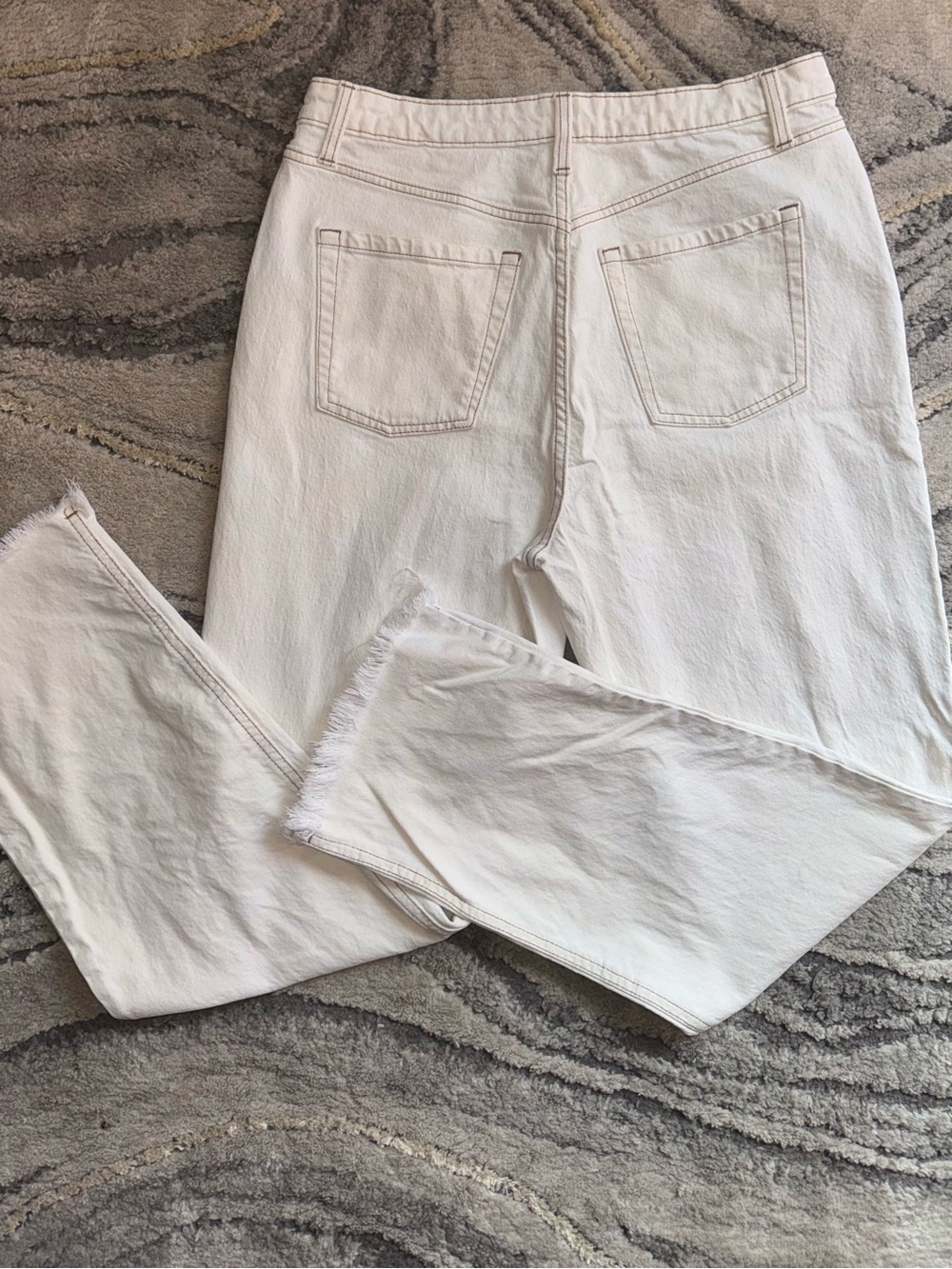 Wild Fable High Rise Straight White Jeans Women’s size 12